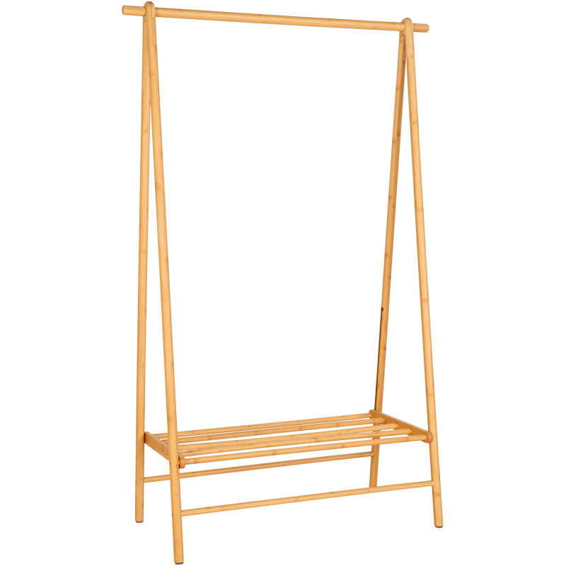 Porte vêtements Dressing moderne 1 étagère Bambou Naturel Manaus House Nordic - 2