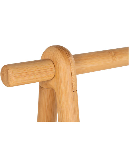 Porte vêtements Dressing moderne 1 étagère Bambou Naturel Manaus House Nordic - 4