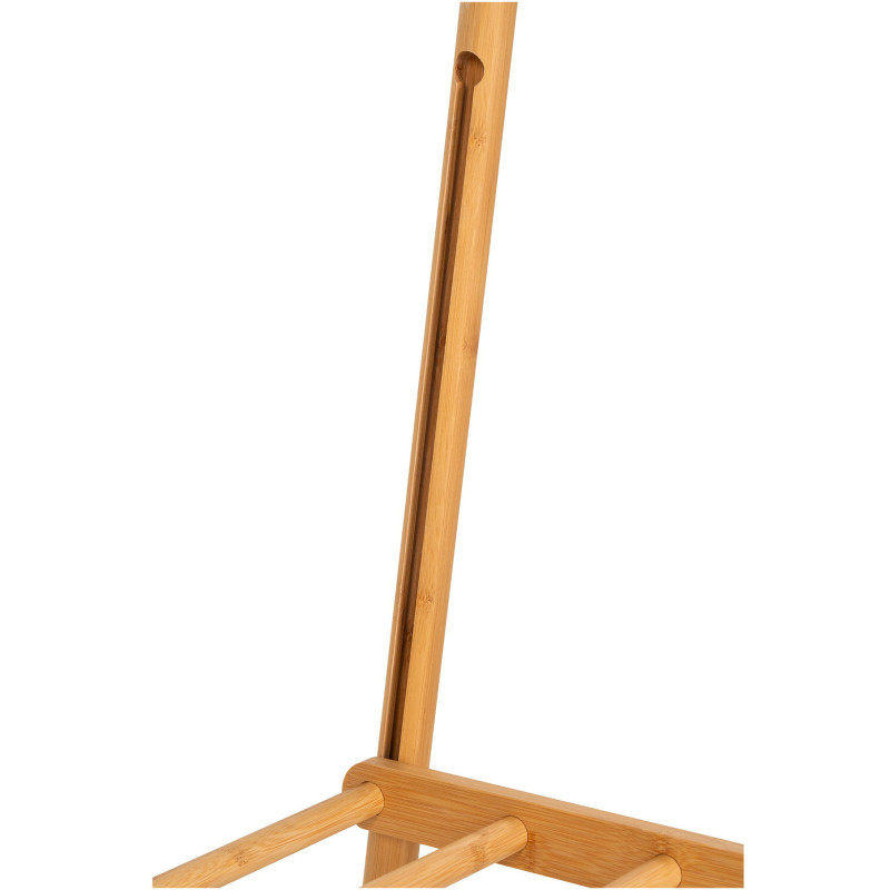 Porte vêtements Dressing moderne 1 étagère Bambou Naturel Manaus House Nordic - 5