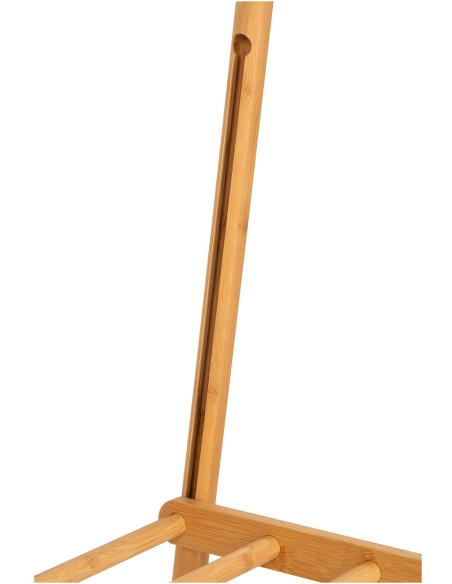 Porte vêtements Dressing moderne 1 étagère Bambou Naturel Manaus House Nordic - 5