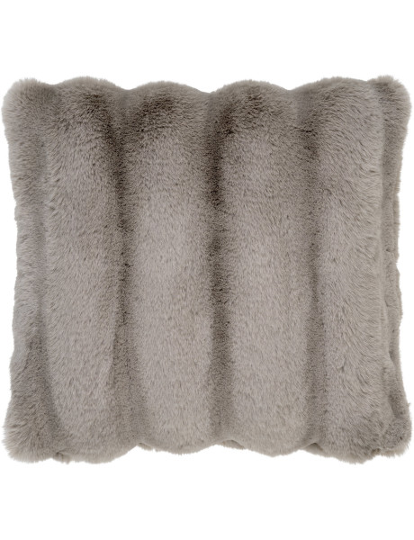 Coussin douceur Carré 45x45 Fausse fourrure Beige Galena 