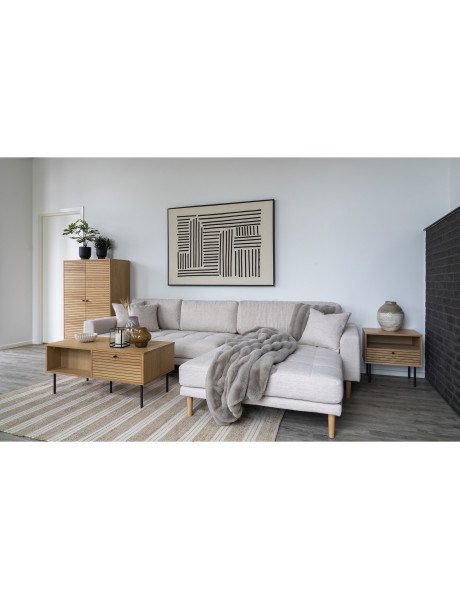 Plaid douceur chaud 130x180 Fausse fourrure Beige Galena 