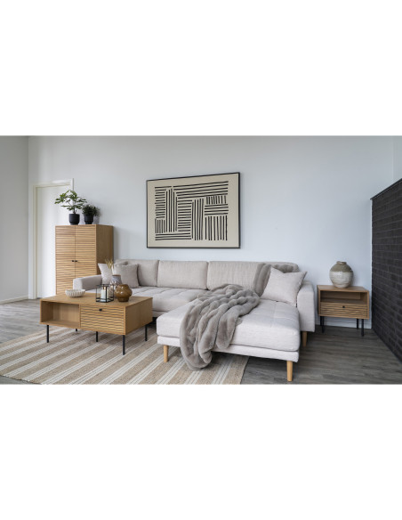 Plaid douceur chaud 130x180 Fausse fourrure Beige Galena 