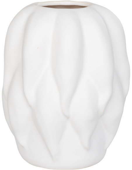 Vase moderne Rond hauteur 26 cm Céramique Beige Thisted 