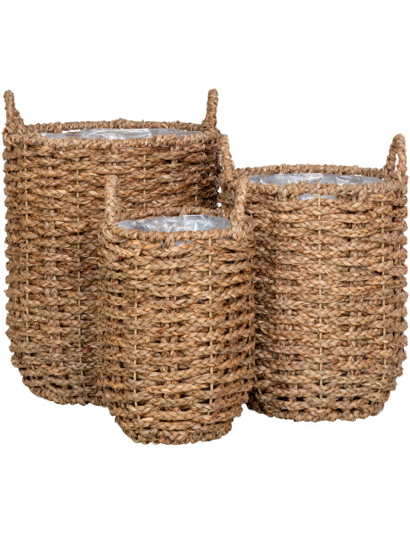 Hue Baskets - Baskets, seagrass, nature set of 3 