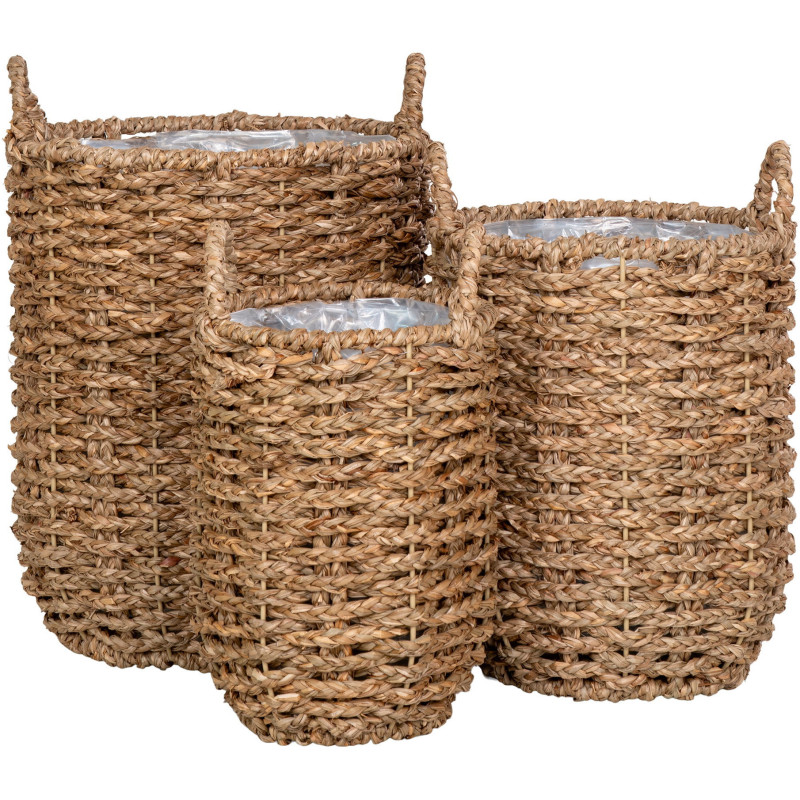 Hue Baskets - Baskets, seagrass, nature set of 3 