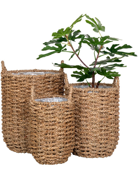 Hue Baskets - Baskets, seagrass, nature set of 3 