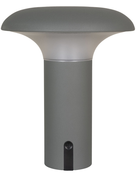 Ramsey LED Lamp - Lamp, rechargeable, grey 