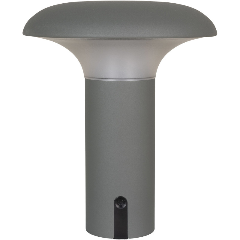 Ramsey LED Lamp - Lamp, rechargeable, grey 