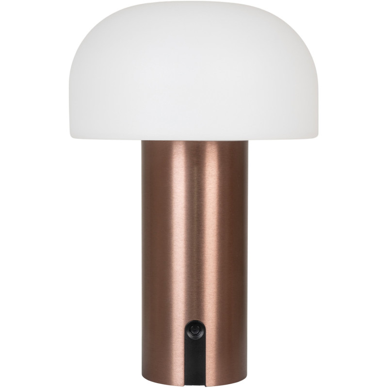 Soham LED Lamp - Lamp, rechargeable, white/copper 