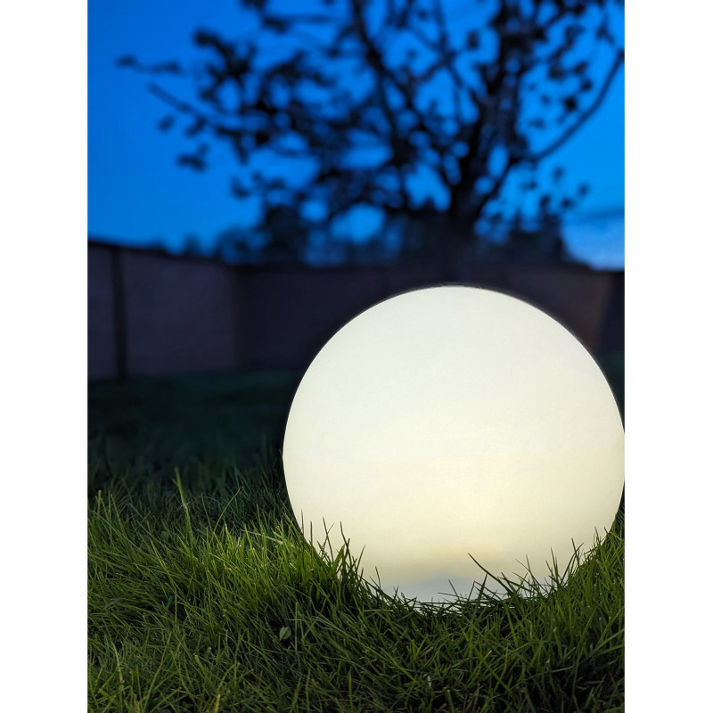 Lifton LED Lamp - Lamp, rechargeable with integrated solar panel, white set of 3 