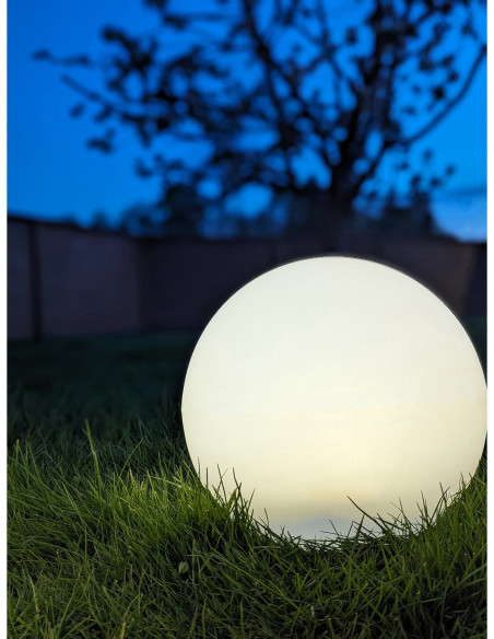 Lifton LED Lamp - Lamp, rechargeable with integrated solar panel, white set of 3 