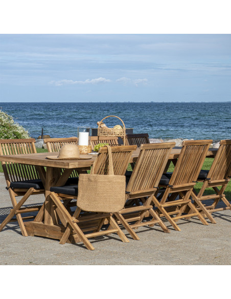 Plateau déco 2 niveaux Hauteur 39 cm Papier Naturel Tressé Métal Anadia 