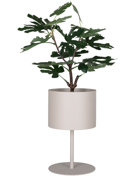 Cache pot sur pied moderne Rond Diamètre 21 cm Métal Sable Trofa House Nordic - 2