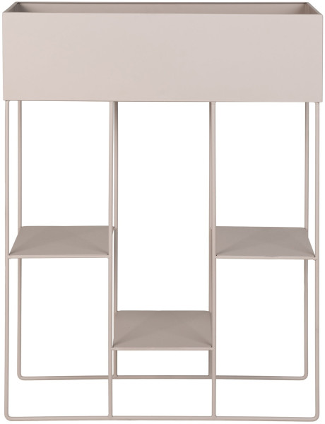 Jardinière d'intérieur moderne 3 étagères Métal Sable Rabo 