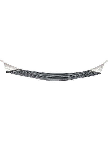 Lamia Hammock - Hammock, polyester/cotton, larch, black/grey/white 