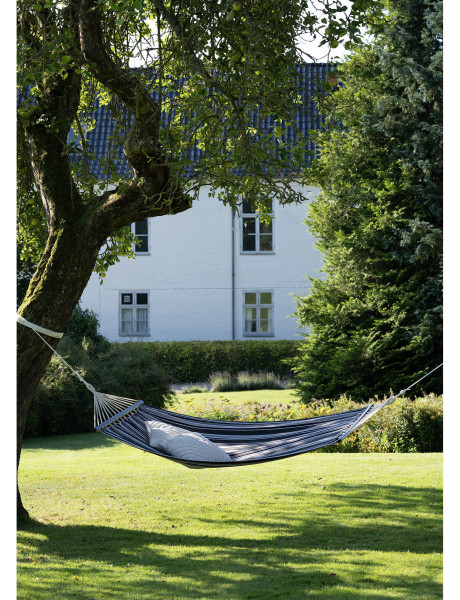 Lamia Hammock - Hammock, polyester/cotton, larch, black/grey/white 
