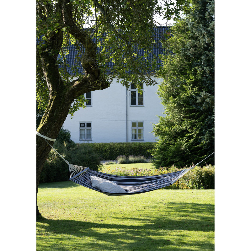 Lamia Hammock - Hammock, polyester/cotton, larch, black/grey/white 