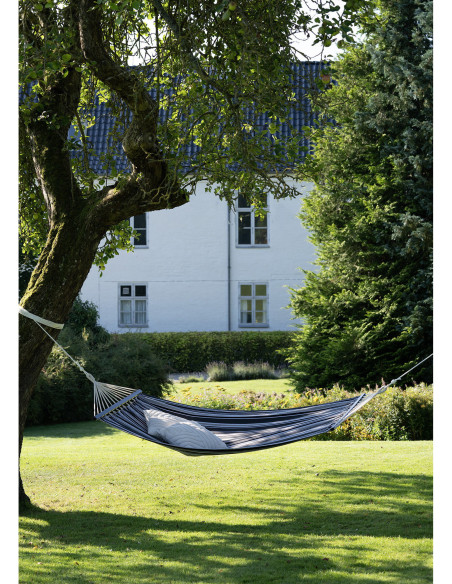 Lamia Hammock - Hammock, polyester/cotton, larch, black/grey/white 