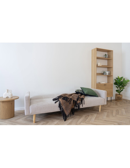 Plaid douceur chaud 130x170 Laine Acrylique Nylon Marron Noir Avec frange Carmel 