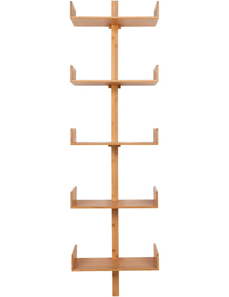Villa Shelf - Wall shelf, bamboo, natural 50x180 cm 