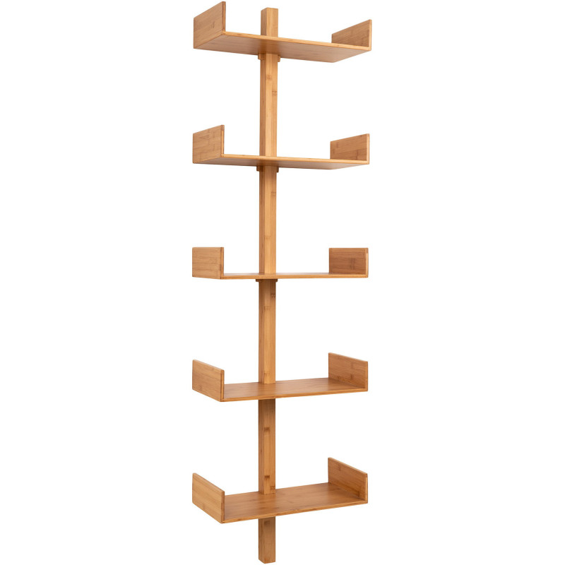 Villa Shelf - Wall shelf, bamboo, natural 50x180 cm