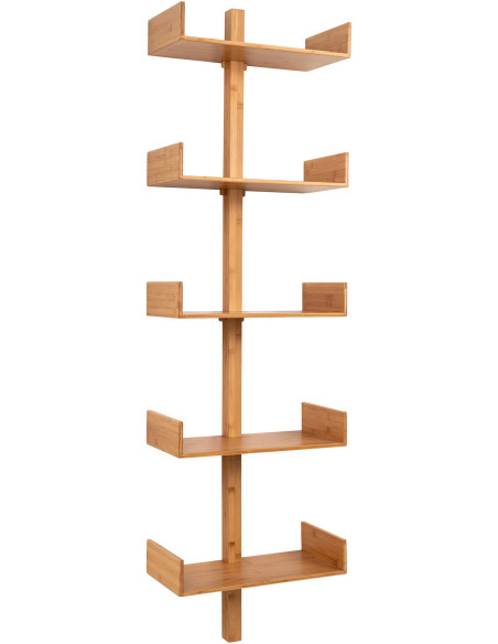Villa Shelf - Wall shelf, bamboo, natural 50x180 cm