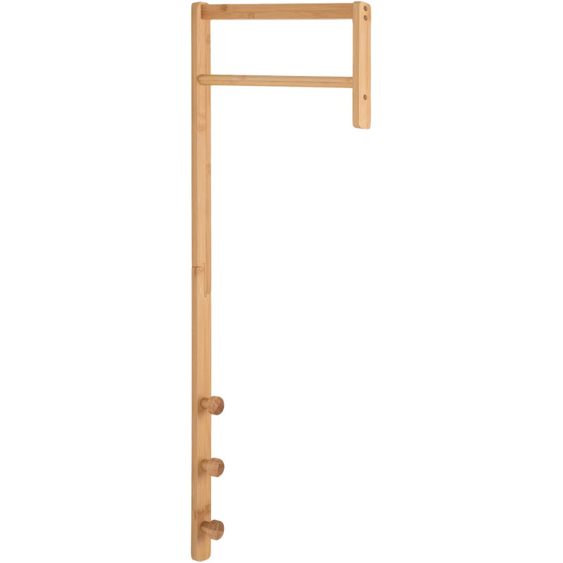 Porte manteaux murale moderne Bambou Naturel Trento House Nordic - 1