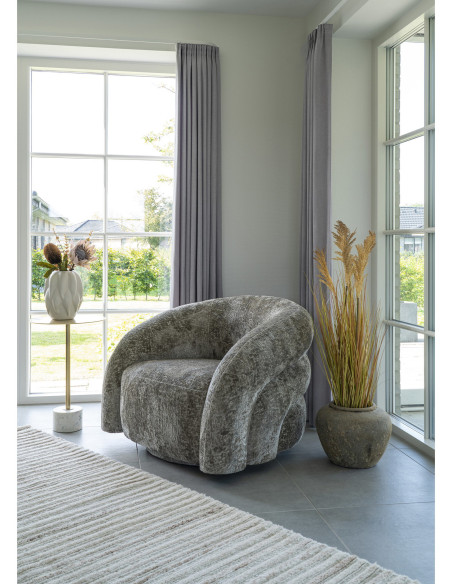 Grand tapis tufté Rectangulaire 160x230 Laine Coton Ivoire Mango 