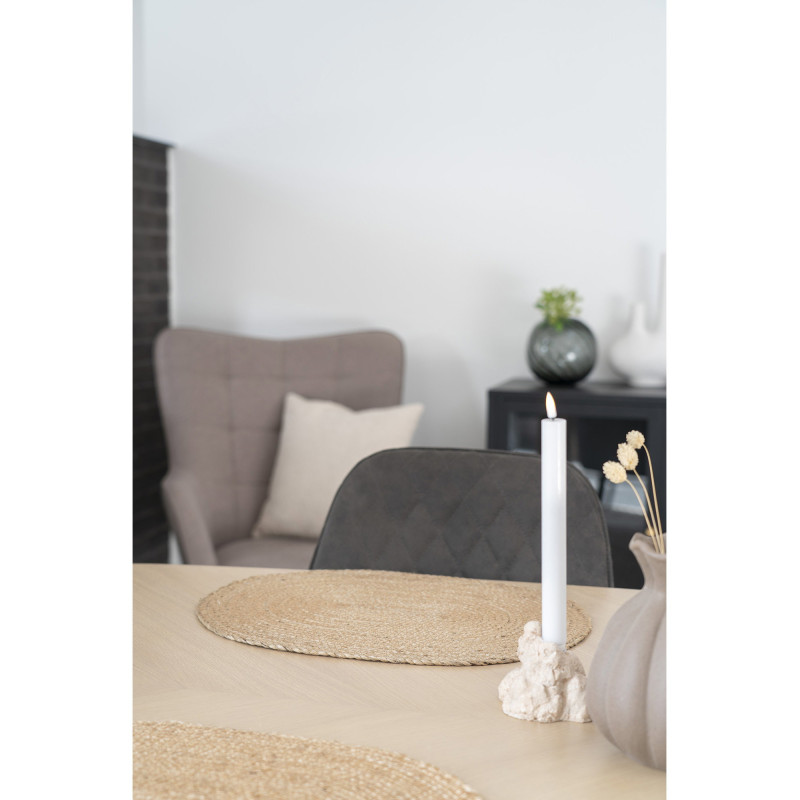 Sets de table indiens ovales 45x35 Jute Naturel Tressé Bombay (Lot de 4) 