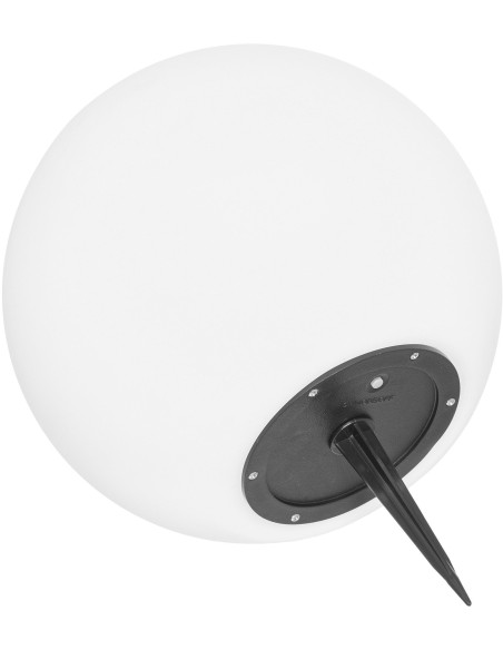 Lifton LED Lamp - Lamp, rechargeable with integrated solar panel, white ø25 cm 