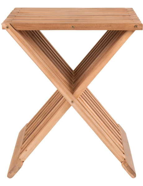 Tabouret moderne Bois de teck Naturel Erto House Nordic - 2