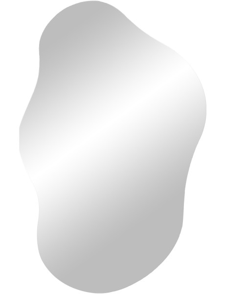 Miroir mural organique Irrégulier 40x60 Verre Palermo 