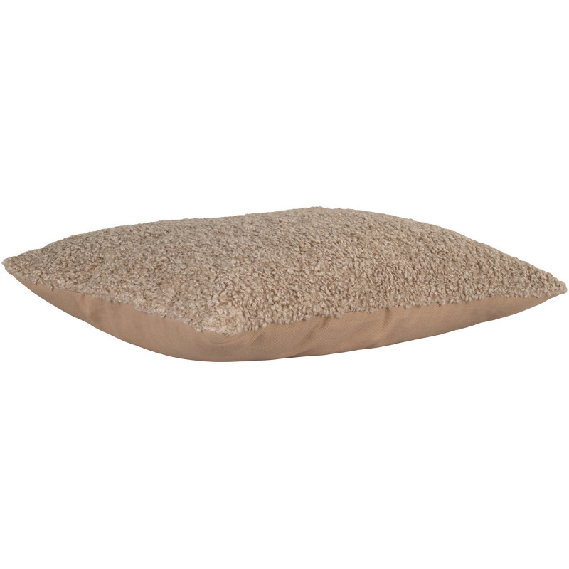 Grand Coussin bouclette Rectangulaire 60x45 Tissu Gris clair Bouclé Tavira 