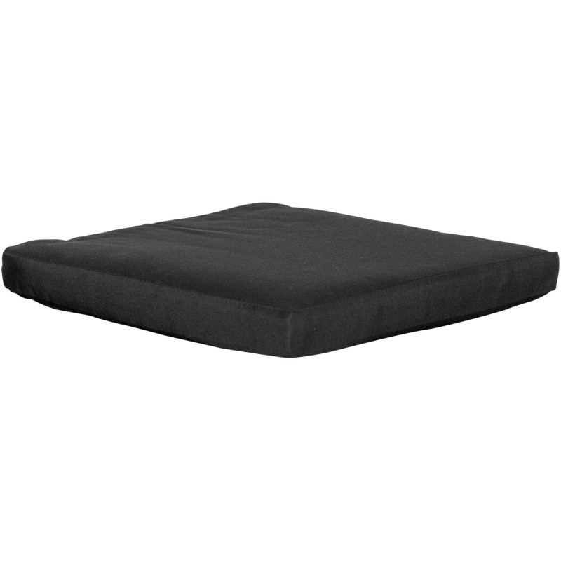 Coussin Galette de chaise Carré 42x42 Polyester Noir Alture 
