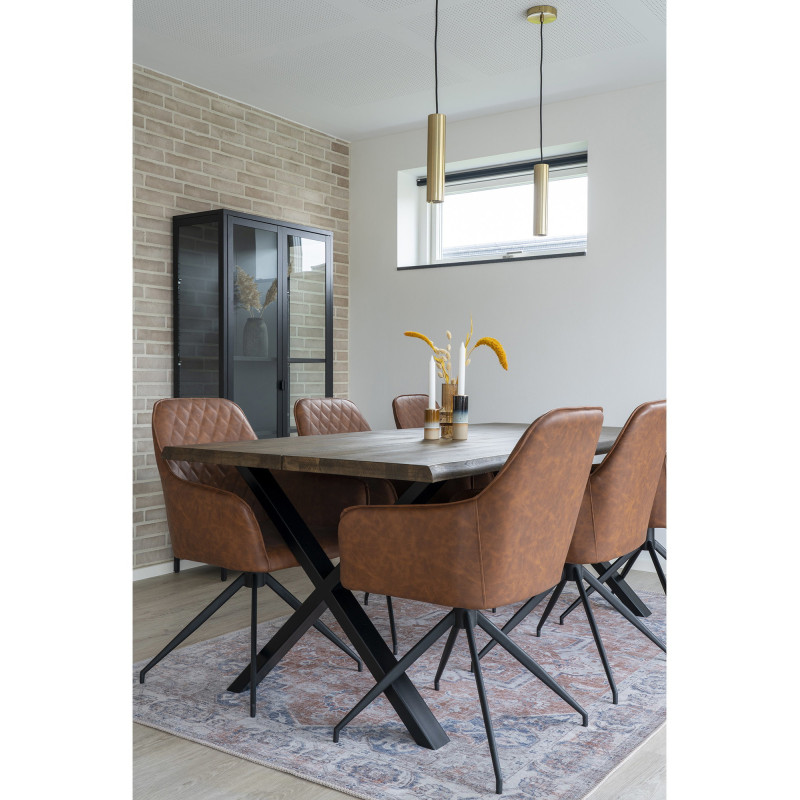 Suspension moderne design Métal Doré Effet laiton Paris 