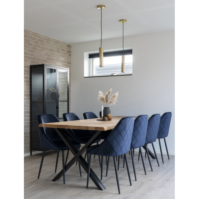 Suspension moderne design Métal Doré Effet laiton Paris 