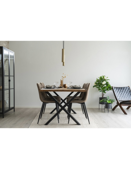 Suspension moderne design Métal Doré Effet laiton Paris 