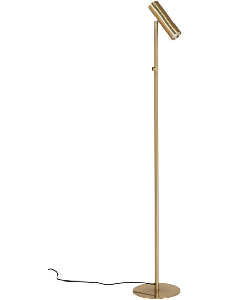 Grand Lampadaire moderne design Hauteur 150 cm Métal Doré Effet laiton Paris 