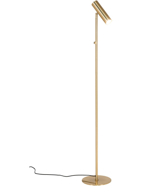 Grand Lampadaire moderne design Hauteur 150 cm Métal Doré Effet laiton Paris 