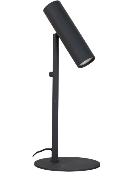 Lampe à poser moderne design Hauteur 47 cm Métal Noir Paris 