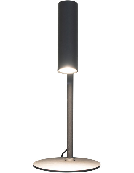 Lampe à poser moderne design Hauteur 47 cm Métal Noir Paris 