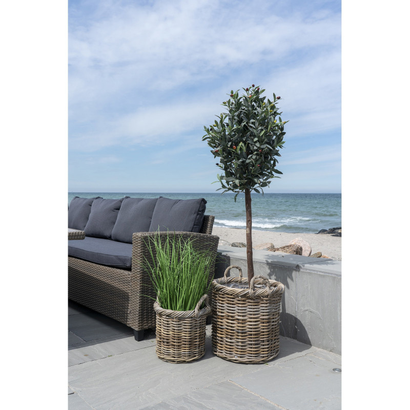 Gili Baskets - Baskets, kubu rattan, natural set of 2 