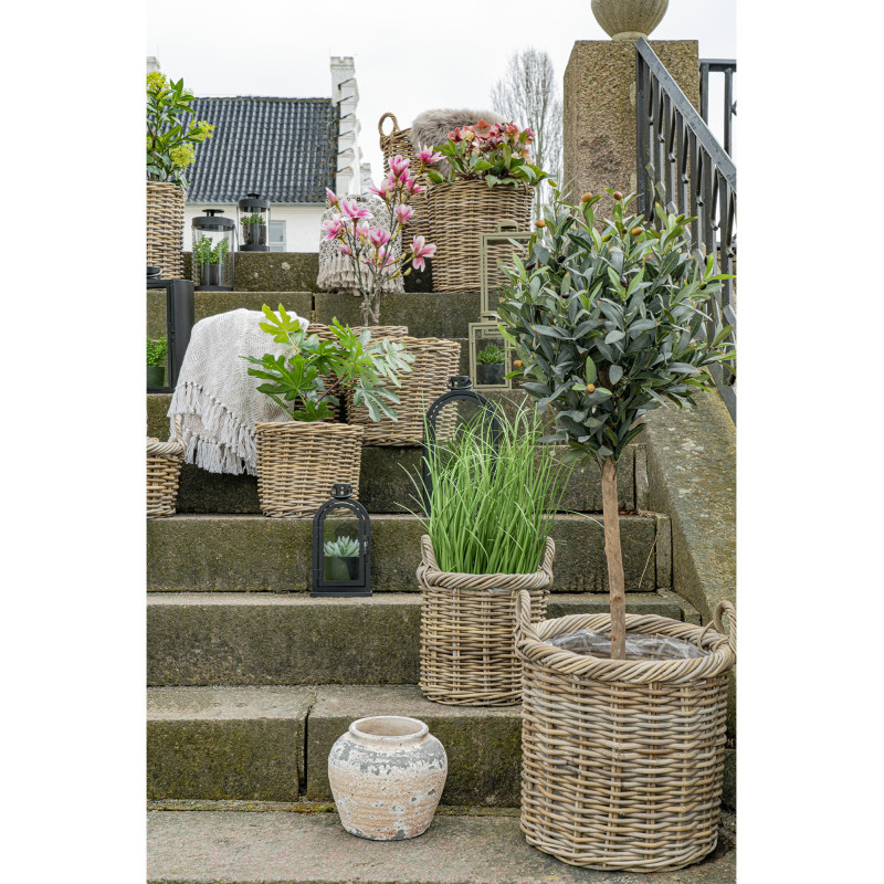 Gili Baskets - Baskets, kubu rattan, natural set of 2 