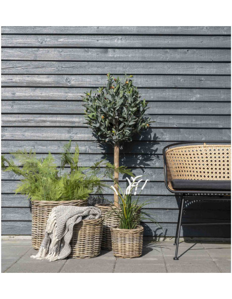 Bogor Baskets - Baskets, kubu rattan, natural set of 4 