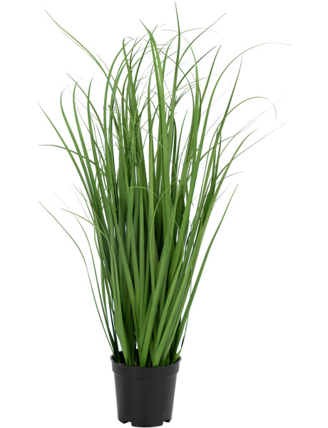 Plante artificielle réaliste Herbe Hauteur 68 cm Plastique Vert Noir 