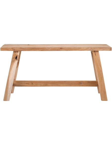 Banc vintage 2 places Bois de teck Naturel Barcelona 