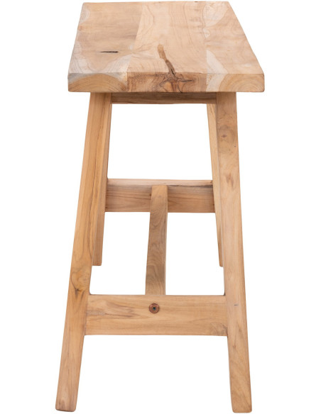 Banc vintage 2 places Bois de teck Naturel Barcelona 