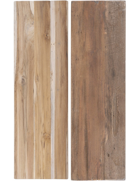 Banc vintage 2 places Bois de teck Naturel Barcelona 