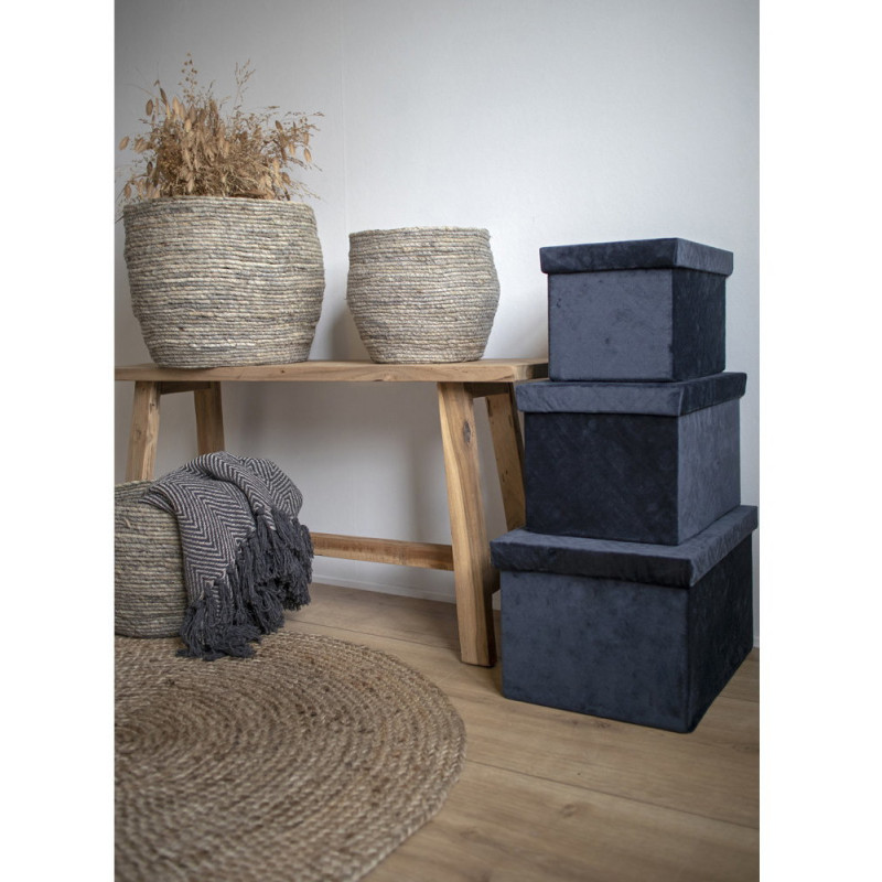 Banc vintage 2 places Bois de teck Naturel Barcelona 